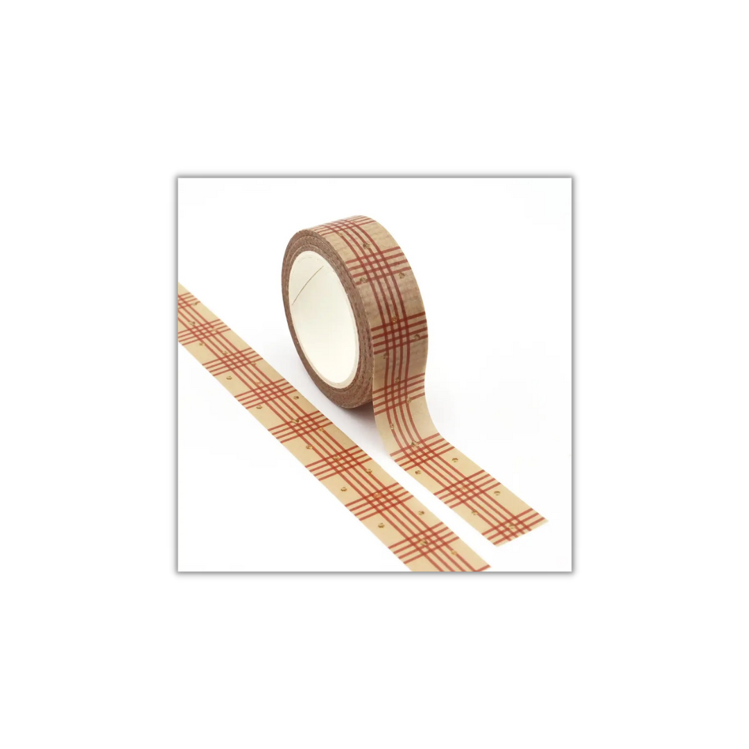 Autumn Plaid Washi Tape