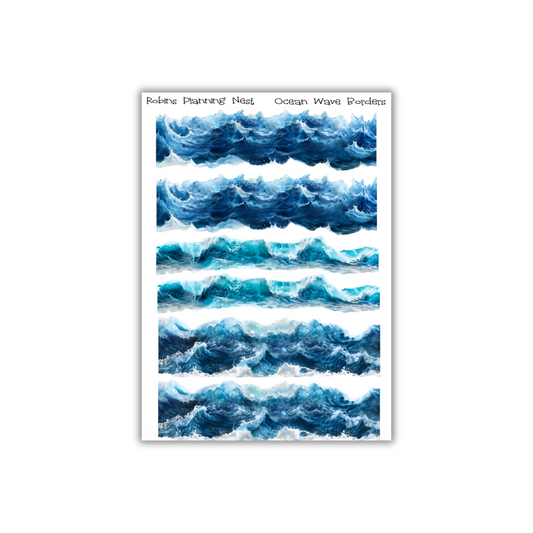 Ocean Wave Borders