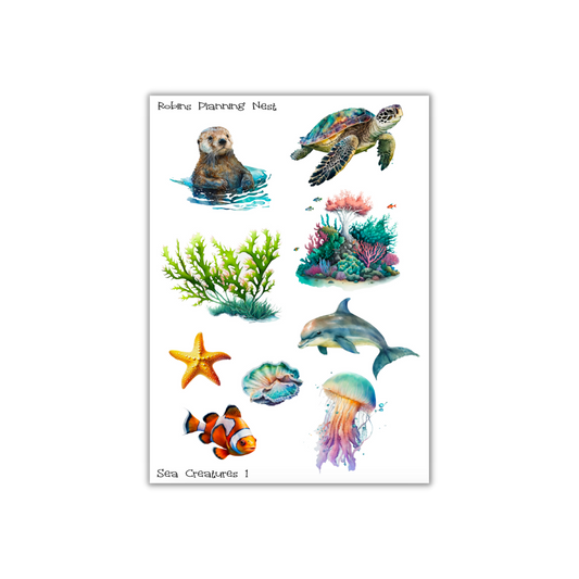 Sea Creatures 1