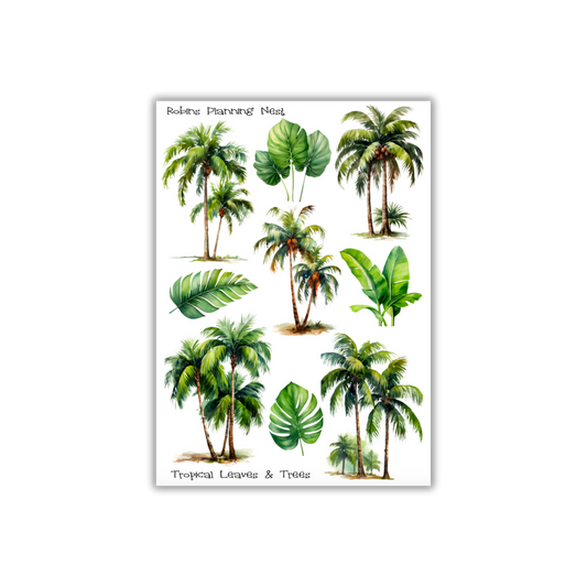 Tropical Leaves and Trees