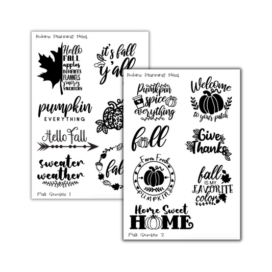 Fall Quotes Bundle